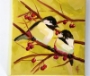Two Chickadees No.123  - 10x10