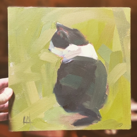 Hemingway Cat - 10x10