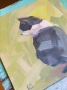 Hemingway Cat - 10x10