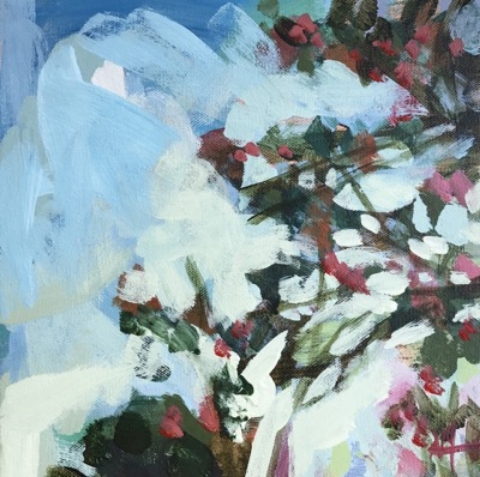 India 3. Treetop Abloom - 10x10