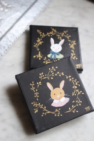 Bunny Pal – Cocoa in Pink – 4x4