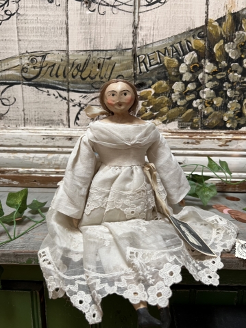 Picture of Darling Doreen by Nicol Sayre - ooak folk doll