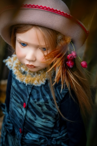 Picture of LE 10 - Winter '24 - TABITHA - 90cm/35.5" - Zwergnase Kunstpuppen - LAST ONE IN STOCK  (SOLD OUT ELSEWHERE)