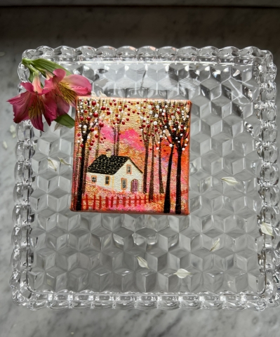 Picture of "Sunrise Glow" - 4x4 Original by Nikki Monaghan