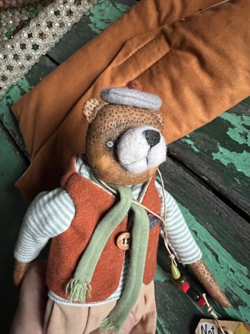 Picture of Ted FANCY Not Just Rabbits - ooak by Jana Jordan - SALE