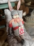 Picture of Clement Bunny  - OOAK Soft Sculpture Art  - by Jana Jordan 