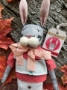 Picture of Clement Bunny  - OOAK Soft Sculpture Art  - by Jana Jordan 