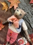 Picture of Bernardo Bear  -  OOAK Soft Sculpture Art  - by Jana Jordan   