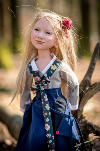 Picture of NEW - WILHELMINA -  -BJD 80CM/31.5"  - Zwergnase Kunst Puppen Art Doll 