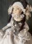 Picture of Her Winter Wishes - by Nicol Sayre ooak folk doll 