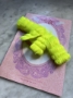 Picture of Faux Fur Neon Bolero Jacket by Lounging Linda