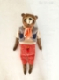 Picture of Bernardo Bear  -  OOAK Soft Sculpture Art  - by Jana Jordan   