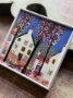 Picture of "Culross, The Square" - 6x6 original art by Nikki Monaghan
