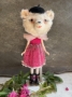 Picture of Blythe Teddy "Colette" - ooak by Letty Worley wearing fashion by The Pumpkinbelle