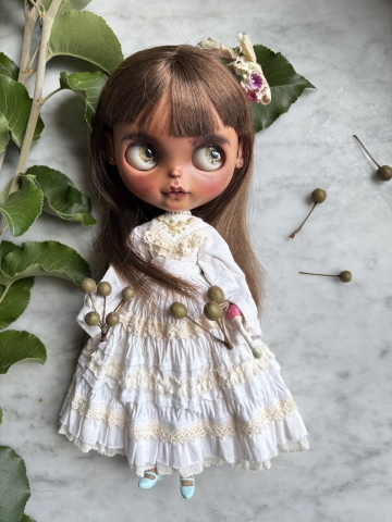Picture of "Sole" Custom Stock Blythe Doll - by Blue Mountain Blythes