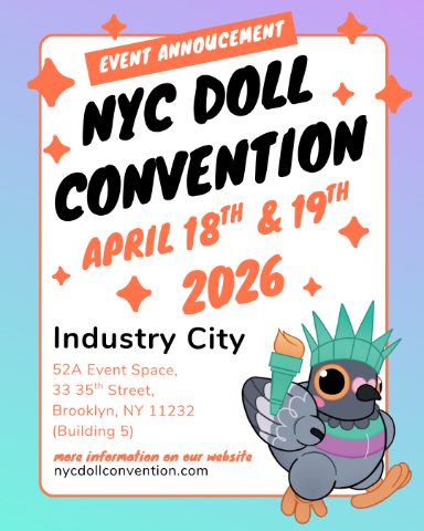 Picture of April 18 & 19, 2026 - NYC DOLL CON-  Earth Angels Studios to VEND - Industry City, Brooklyn