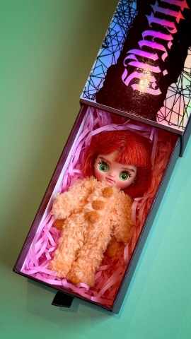 Picture of "Poppy" - Custom Authentic Petite Blythe Doll (Takara) by SplatterGirl  