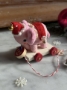 Picture of Ellie Pinks  -  OOAK Wee Pulltoy - by Jody Battaglia