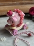 Picture of Prissy Pinks  -  OOAK Wee Pulltoy - by Jody Battaglia