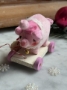 Picture of Dear Prissy   -  OOAK Wee Pulltoy - by Jody Battaglia 
