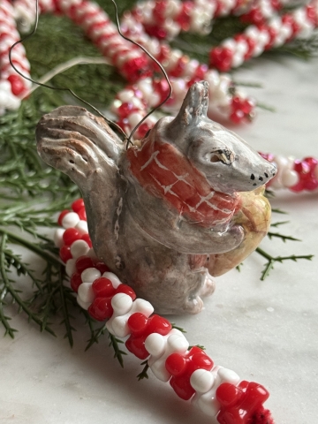 Picture of Keep for the Cold Days - ooak pottery ornament by Julie Whitmore