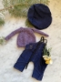 Picture of Plum Pudding –Special Overalls Set  by Alice's Tears  