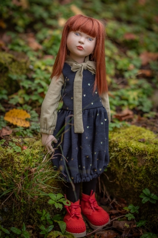 Picture of NEW - 20206  "NOVA" - 50cm/19.5" Junior Puppen by Zwergnase - ARRIVING SOON 