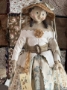 Picture of Eloise & Her Blue Bird OOAK Set - 24" by Nicol Sayre Folk Dolls