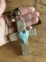 Picture of Heartfelt Cross Necklace by Debbee Thibault - RARE RARE RARE 