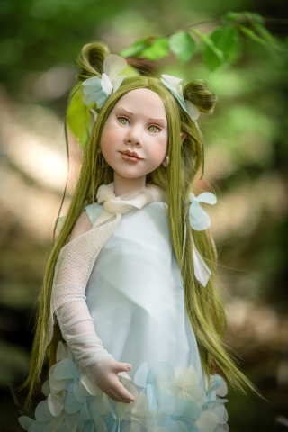 Picture of LAST 1 AVAILABLE -- PRE-ORDER - "ELFREDA" ELF - LE 7 SPRING 2026 SPOONS Collection - 65cm/25.6" by Zwergnase 