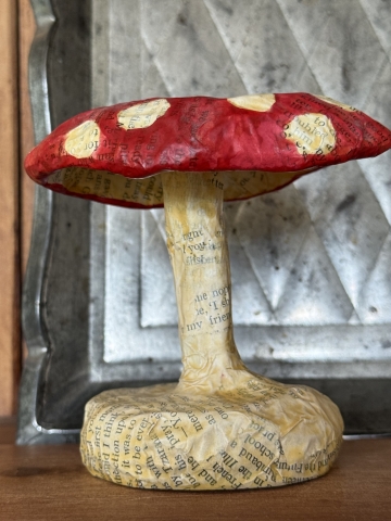 Picture of An Amanita Mushroom - ooak Julie Arkell