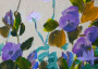 Picture of Wildflowers on Pale – 5x5 - by Angela Moulton - SALE