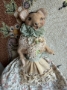 Picture of Miss Mouse 6"" OOAK  - by Nicol Sayre Folk Dolls 