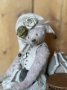 Picture of Viola Rose 9" - ooak Art Ted by Ingrid Schmid of Bears N' Co  