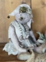 Picture of Viola Rose 9" - ooak Art Ted by Ingrid Schmid of Bears N' Co  