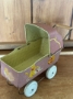 Picture of Mid Century Tin Litho Vintage Dolly Pram - WOW!