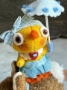 Picture of Hops & Waddles Pulltoy Set - ooak by Jody Battaglia of FunTown