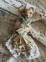 Picture of Miss Mouse 6"" OOAK  - by Nicol Sayre Folk Dolls  - SALE
