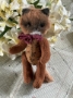 Picture of Dear Foxy - ooak mini art toy by Olesya of Amici & Orsetti