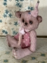 Picture of Party Boy Pink - ooak mini art toy by Olesya of Amici & Orsetti