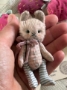 Picture of Calico Buns - ooak mini art toy by Olesya of Amici & Orsetti 