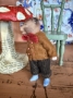 Picture of Rare Mini Antique Teddy - 3" Jointed Bisque German