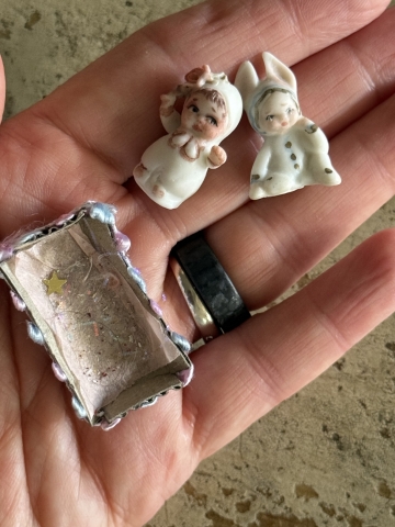 Picture of Bunsy & Cuddles  - Miniature ooak set by Maree Massey 