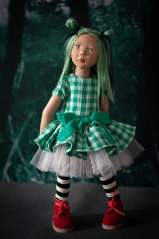 Picture of IN STOCK - LE 30 "HARUKO" - 50cm/19.5" Junior Puppen by Zwergnase - NEW 2026 