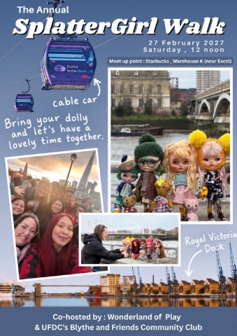 Picture of Sat, Feb 27, 2027 - 5th Annual Splattergirl Walking Tour with Wonderland of Play and UFDC Blythe & Friends Community Club